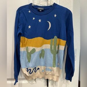 Mod Cloth Desert Scene Sweater